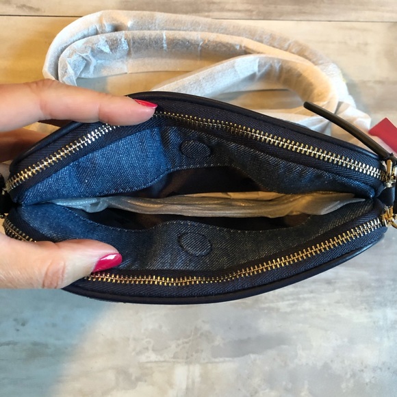 Kate Spade Briar Lane Quilted Denim Kendall Bag - Picture 8 of 9